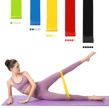 Training Fitness  Rubber Resistance Bands Yoga Home Gym Elastic Gum Pilates Crossfit Workout Equipment Bodybuilding For Sports