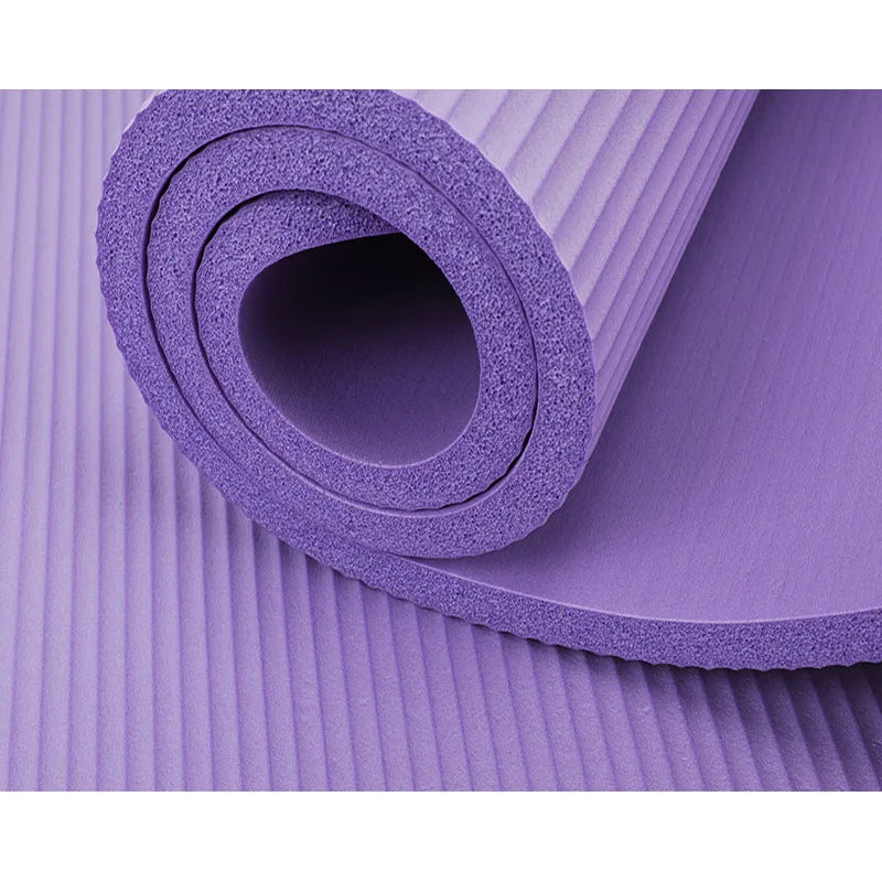 10MM Thick NBR Yoga Mats Anti-slip Sport Fitness Mat For Exercise Yoga And Pilates Gymnastics Mat Fitness Equipment