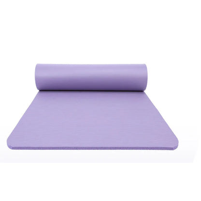 10MM Thick NBR Yoga Mats Anti-slip Sport Fitness Mat For Exercise Yoga And Pilates Gymnastics Mat Fitness Equipment