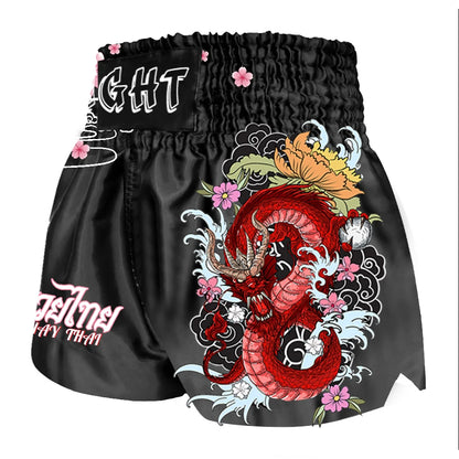 Muay Thai Shorts Mma Boxing Apparel Men's Women's Kids Workout Bodybuilding Gym Sports Training Shorts Fight Kickboxing Pants