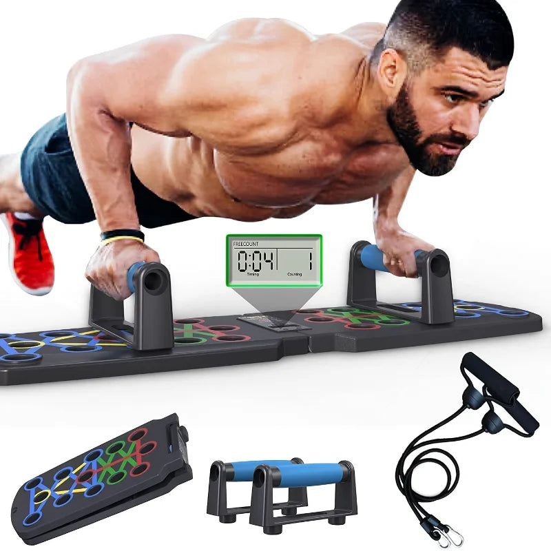 Push Up Board Gym Equipment Home Exercise Bar Sport Plank Fitness Abdominal Abs Workout Push-Ups Stands Chest Equipment