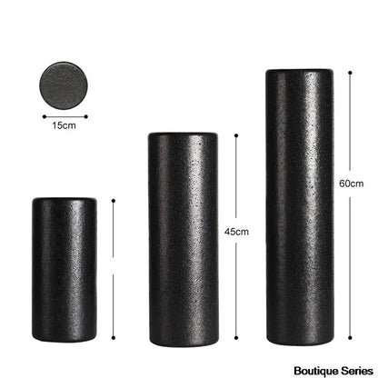 3 Sizes Black Yoga Foam Roller 30/45/60 CM Exercise Equipment Massage Roller Delicate Yoga column