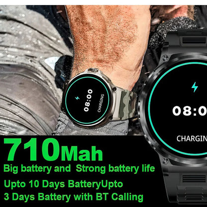 For Huawei Xiaomi GPS Track Smart Watch Men 1.85-Inch Ultra HD AMOLED Screen 710 Mah Battery Bluetooth Call SmartWatch 2024 New