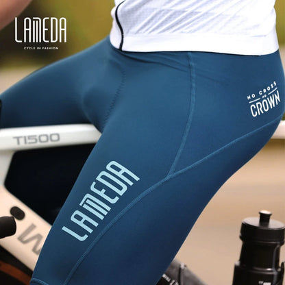 LAMEDA New Cycling Pants For Men Summer Professional MTB Workout Cropped Trousers MTB Road Bike Mountain Bicycle Apparel