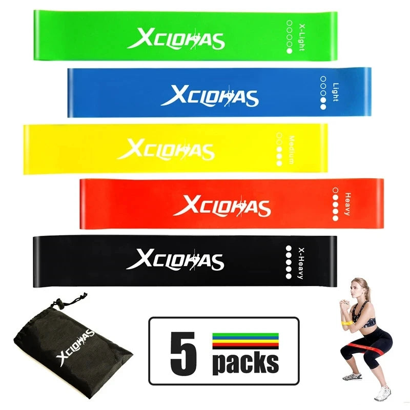 Training Fitness Gum Exercise Gym Strength Resistance Bands Pilates Sport Rubber Fitness Bands Crossfit Workout Equipment