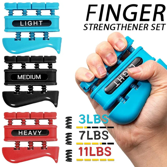 Finger Strengthener Finger Exerciser for Forearm and Hand Strengthener Hand Grip Workout Equipment for Musician Rock Climbing